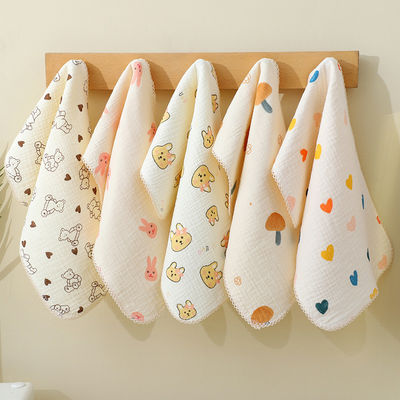 Stampa animale 100% cotone cartone animato personalizzato stampato tessuto Bambini Bambini piccolo Mini Faccia asciugamano