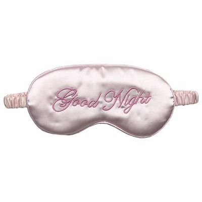 Logo personalizzato Accepted Silk Sleeping Luxury Eye Mask con ingrediente senza profumo