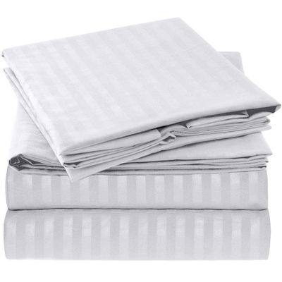 173 * 118 Densità di tessuto Dubai Hotel Luxury Bed Set Copertura di copriletto per set di biancheria da letto dell'hotel