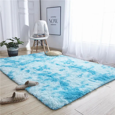 Moderno colore misto islamica poliestere Shaggy camera da letto casa tappeto decorativo per commerciale