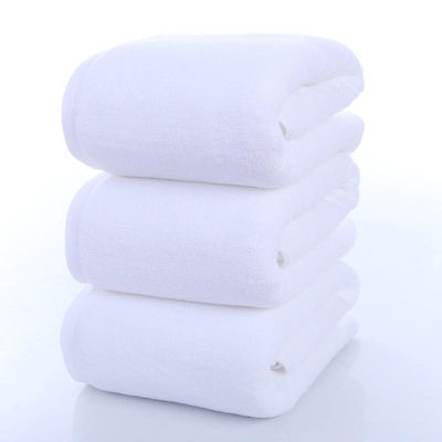 Asciugamano spessa in cotone al 100% 80*180cm Multi Size 21S Asciugamano da bagno morbido bianco 600g per l'estate