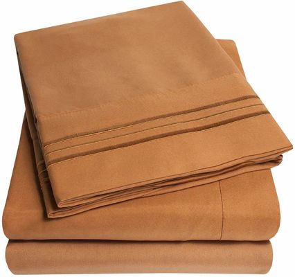 Set di lenzuola da letto in microfibra per lenzuola da letto a colori solidi in Canada e Messico Mercato