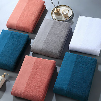 Super Assorbente Custom Spesso Soft Bagno Bagno Towel Set Tessuto Poliestere / cotone