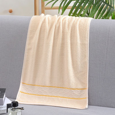 Puro cotone 32S Wire oro doppio reticolo asciugamano con il logo del cliente ricamo