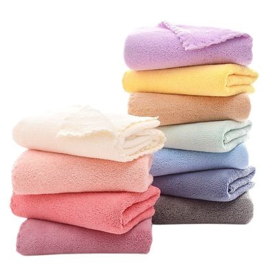 Home Hotel Viaggi Spa morbido e assorbente Corallo velluto asciugamano per bambini 50*100