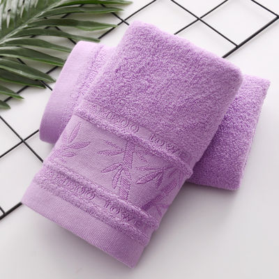 Asciugamano in fibra di bambù Jacquard 25*50 cm per pulizia domestica morbida e assorbente