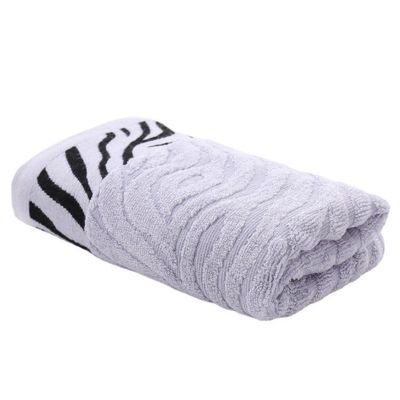 Tassino da bagno a strisce di cotone spessa ricamata con logo personalizzato