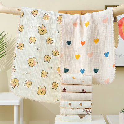 Stampa animale 100% cotone cartone animato personalizzato stampato tessuto Bambini Bambini piccolo Mini Faccia asciugamano