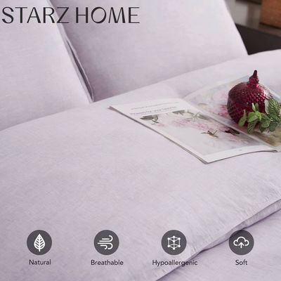Set di biancheria da letto usa e getta per tutte le stagioni 100% copertura di biancheria da letto di lino con elastico e migliore recensione