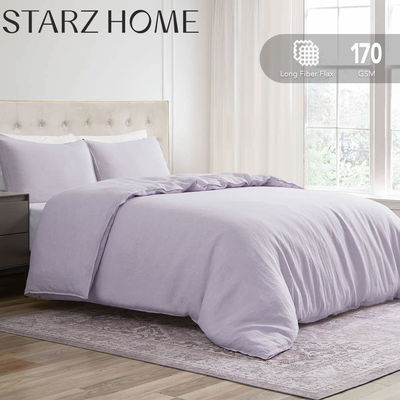 Set di biancheria da letto usa e getta per tutte le stagioni 100% copertura di biancheria da letto di lino con elastico e migliore recensione