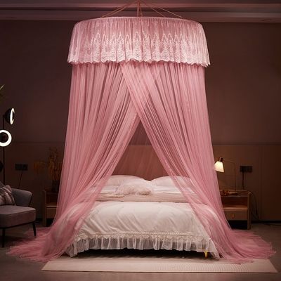 300tc Conteggio dei fili Bella rete da zanzara a cupola di pizzo per set di biancheria da letto personalizzati Disegni