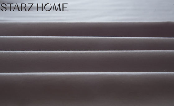 Set di biancheria da letto da hotel ricamata al 100% in colore cotone con costruzione permeabile all'aria