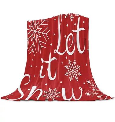 Colore solido Copertura stampata per bambini in flannel per indossare maglioni di Natale confortevoli