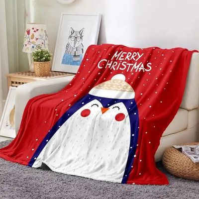 Colore solido Copertura stampata per bambini in flannel per indossare maglioni di Natale confortevoli
