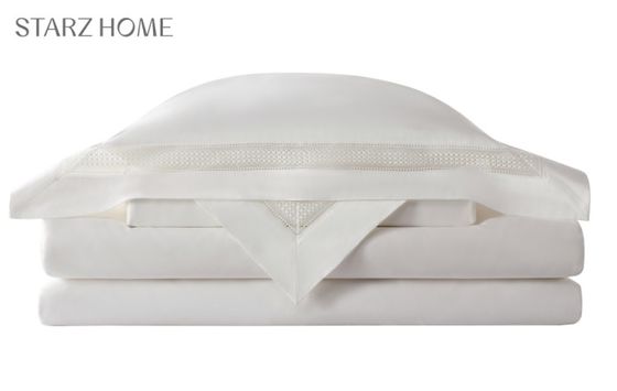 Hotel 3-4kg Set di lenzuola di cotone Jacquard con cuscino in cotone al 100% e consistenza morbida