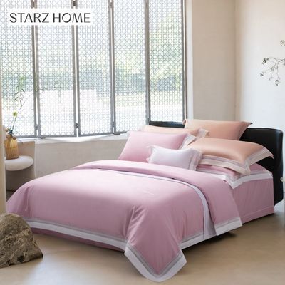 Hotel 3-4kg Set di lenzuola di cotone Jacquard con cuscino in cotone al 100% e consistenza morbida
