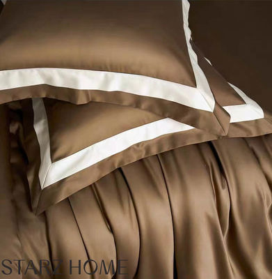 Set di biancheria da letto in cotone al 100%, copertura e lenzuola per hotel di lusso a 5 stelle