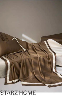 Set di biancheria da letto in cotone al 100%, copertura e lenzuola per hotel di lusso a 5 stelle