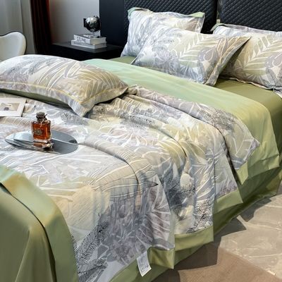 Standard Nazionali Color Fiducia Grado Ghiaccio Seta Lettiera Set Letto di copertura per 2.0m Letto