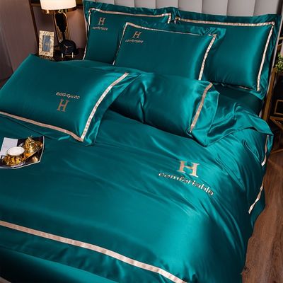 Non usa e getta lenzuola da letto di lusso ghiaccio seta di seta per un sonno confortevole