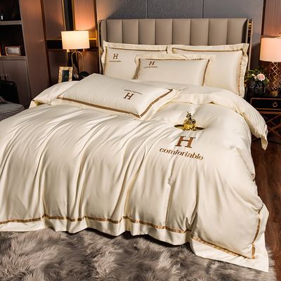 Non usa e getta lenzuola da letto di lusso ghiaccio seta di seta per un sonno confortevole