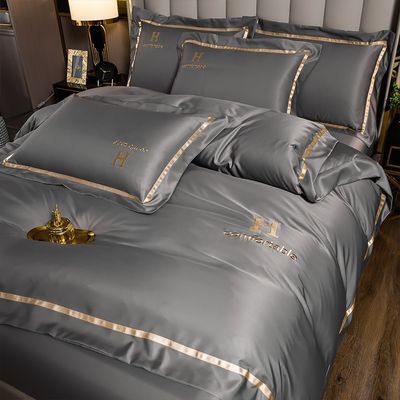 Non usa e getta lenzuola da letto di lusso ghiaccio seta di seta per un sonno confortevole