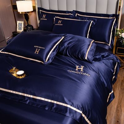 Non usa e getta lenzuola da letto di lusso ghiaccio seta di seta per un sonno confortevole