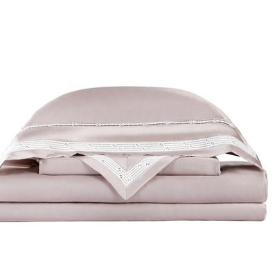 60s Conteggio tessuti Set di 3 pezzi per camera da letto Set di biancheria da letto doppia personalizzabile