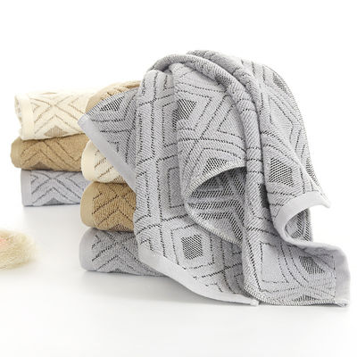 Home Spa 35*75 taglia lussuoso ricamato a strisce per asciugamani d'albergo