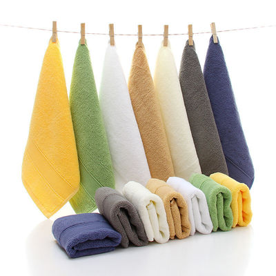 Logo di ricamo personalizzato 100% cotone bianco Bagno Mani e asciugamani per hotel di lusso 5 stelle
