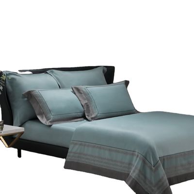 Set di lenzuola da letto di cotone di lusso Oeko-tex Set di lenzuola da letto personalizzato 100% di cotone