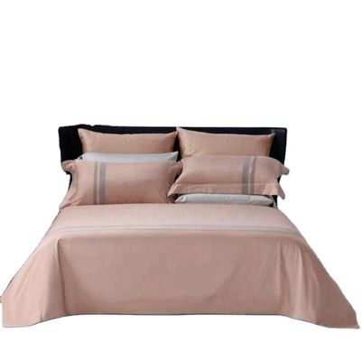 Norme nazionali di colore di qualità di cotone 4 pezzi di biancheria da letto set con copertura da letto di coperta