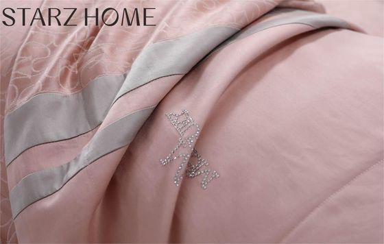 Norme nazionali di colore di qualità di cotone 4 pezzi di biancheria da letto set con copertura da letto di coperta