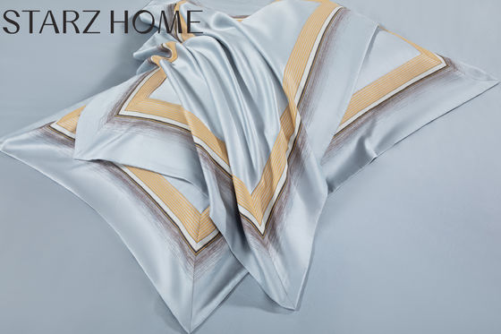 High Count Pima Cotton Jacquard Patchwork Set di biancheria da letto in stile di design di lusso moderno