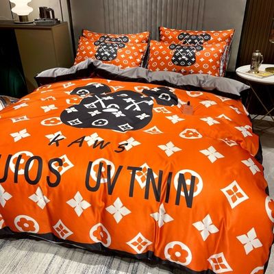 Set di biancheria da letto King Size 100% poliestere 3D Stampato copertura da letto di lusso lenzuola da letto stile moderno