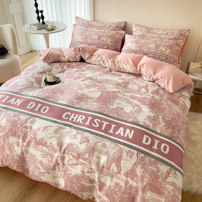 Set di biancheria da letto King Size 100% poliestere 3D Stampato copertura da letto di lusso lenzuola da letto stile moderno