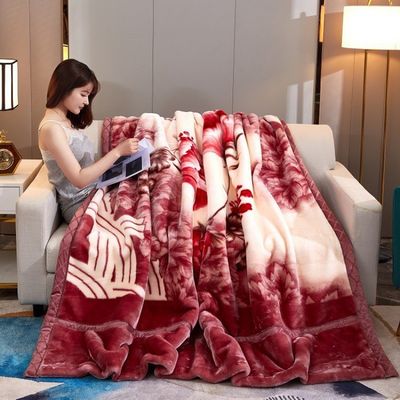 Comodo Inverno Spessore Raschel Copertura Super Soft doppio strato per tessile domestico