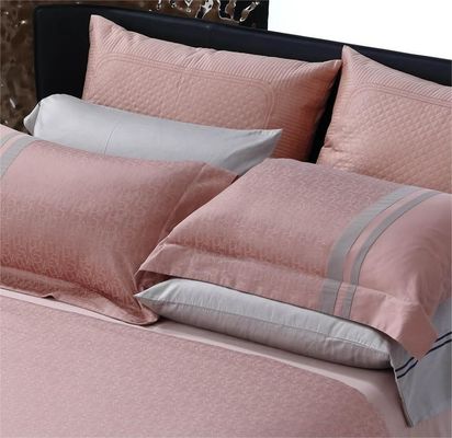 Colorato su misura 300tc tessuto 100% cotone puro Set di lenzuola per hotel di lusso e famiglia