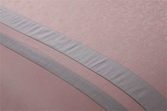 Colorato su misura 300tc tessuto 100% cotone puro Set di lenzuola per hotel di lusso e famiglia