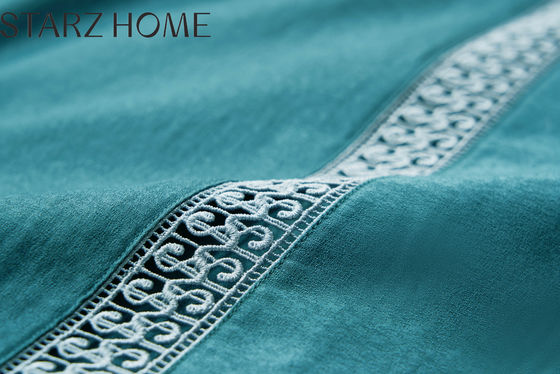 Permeabile all' aria stile europeo 100% cotone Jacquard 300TC 4Pcs Set di biancheria da letto senza riempimento