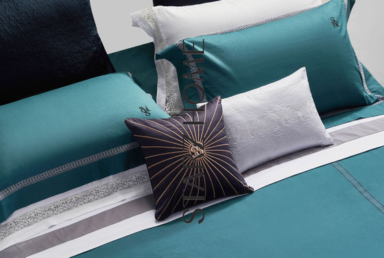 Permeabile all' aria stile europeo 100% cotone Jacquard 300TC 4Pcs Set di biancheria da letto senza riempimento