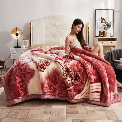 Molti tipi Spessore doppio strato Super morbido Corallo Plush copertura di matrimonio 180 * 220CM