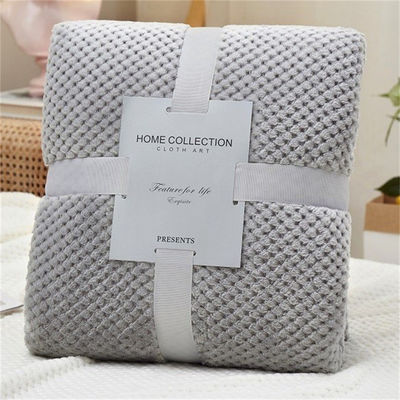 Regalo 3pcs Quantità di poliestere riciclato Ananas Check biancheria di flannel con addensato