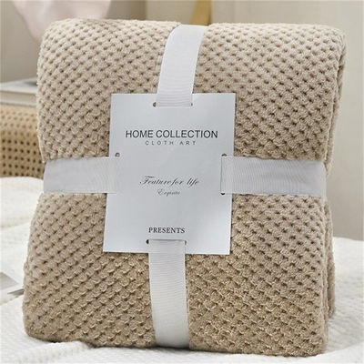 Regalo 3pcs Quantità di poliestere riciclato Ananas Check biancheria di flannel con addensato