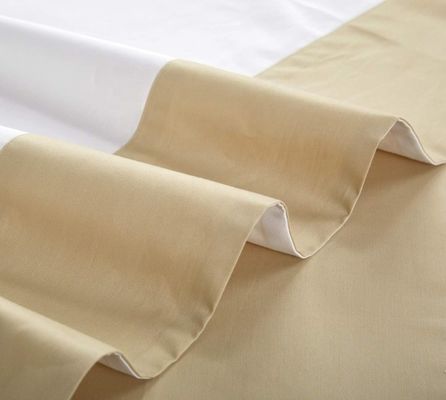 Star Hotel Plain White Luxury Comforter Quilt Cover Set da letto in tessuto di cotone