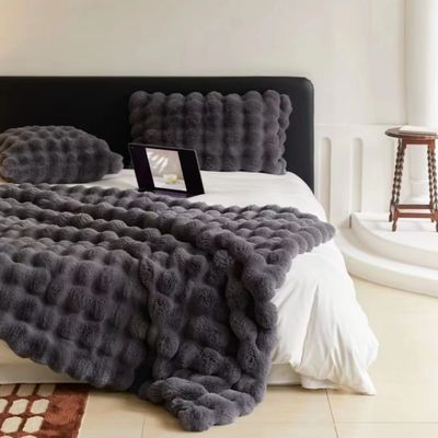 Stile moderno Fleece personalizzato stampato in 3D Foto copertura di stampa digitale per la casa