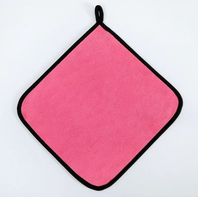 Disegno stampato Acciugamano in microfibra a colori solidi per la rimozione del trucco superassorbente