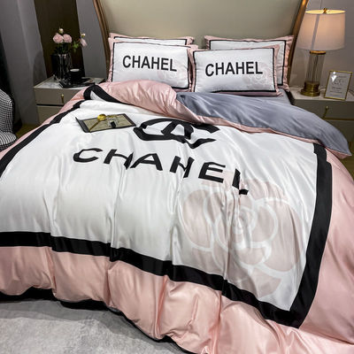 100% poliestere cuscinetto copertura di copriletto set di biancheria da letto di lusso set per adulti casa copertura di letto