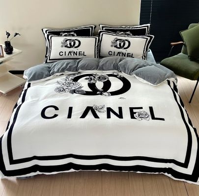 100% poliestere cuscinetto copertura di copriletto set di biancheria da letto di lusso set per adulti casa copertura di letto
