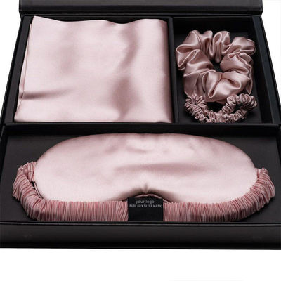 Maschera per occhi da sonno per donne 100% Maschera per occhi in seta di mirtillo